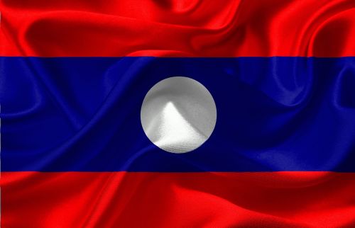flag laos asia
