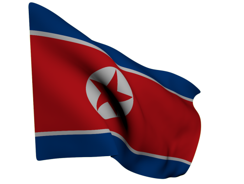 flag north korea star