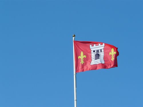 flag sky coat of arms