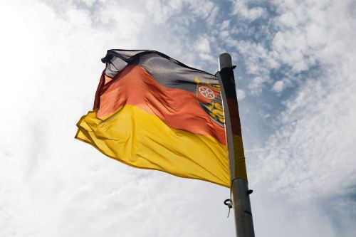 flag germany sky