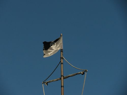 flag pirates skull