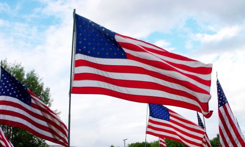 flag memorial day 4th of july