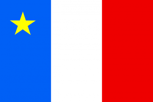 flag acadia new france