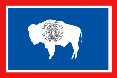 flag wyoming state