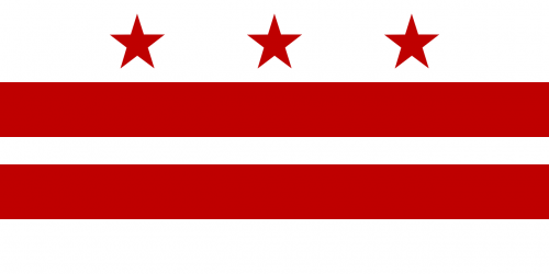 flag washington dc district of columbia
