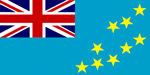 flag tuvalu oceania
