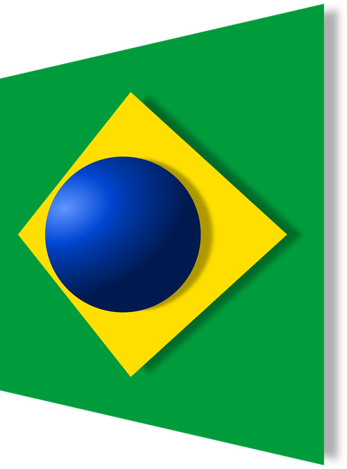 flag  brazil  yellow