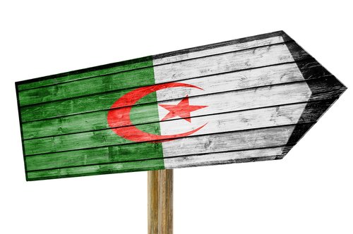 flag  algeria  sign