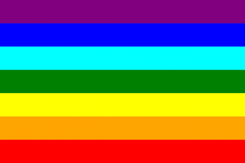 flag peace rainbow