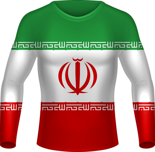 flag  shirt  iran