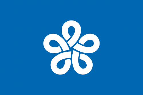 flag fukuoka blue