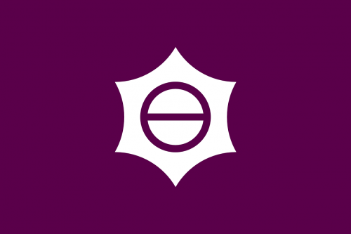 flag purple white