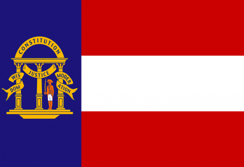 flag georgia state