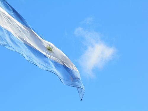 flag argentina celeste