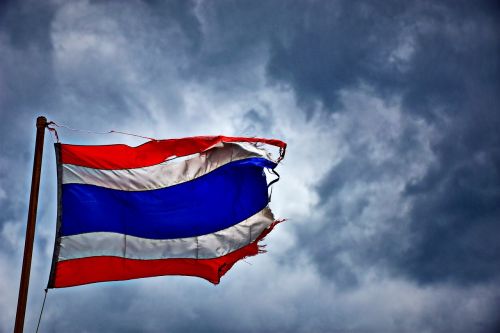 flag of thailand ayutthaya