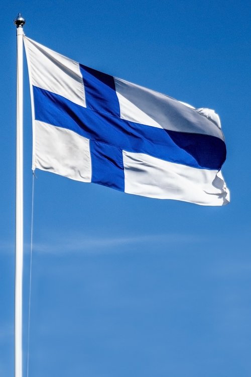 flag of finland  flag  blue cross flag