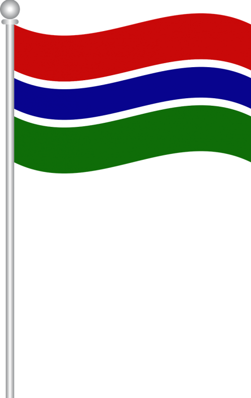 flag of gambia flag gambia