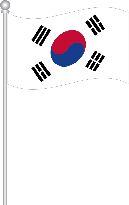 flag of south korea world flags flags of world