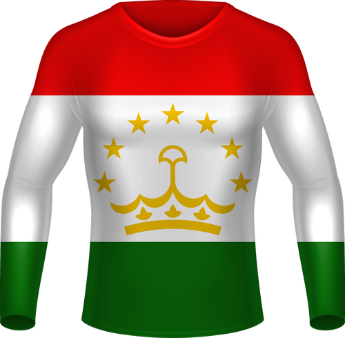 flag shirt  tajikistan  iran