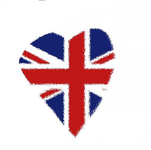 Flag UK Heart