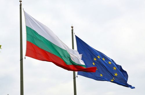 flags bulgaria european union