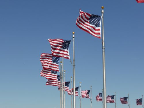 flags america monument