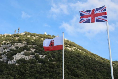 flags england gibraltar