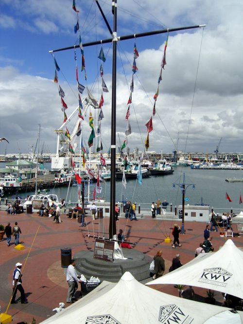Flags In Harbour