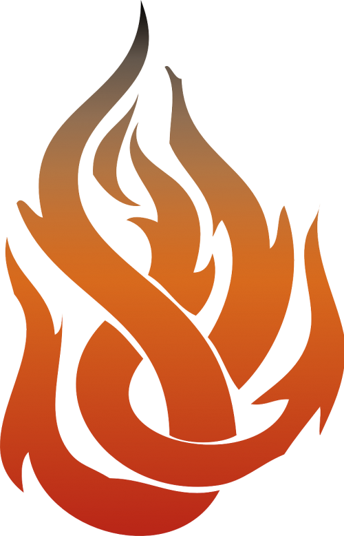 flame fire burn