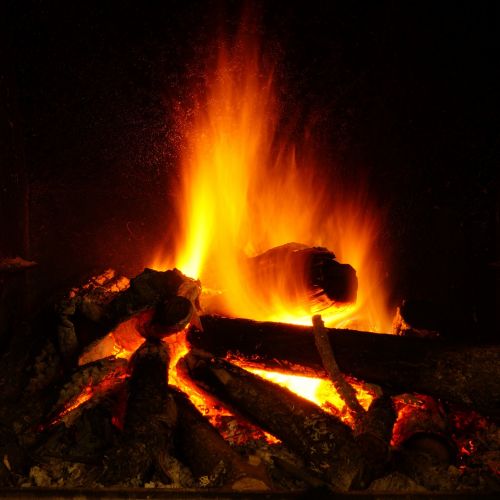 flame heat bonfire