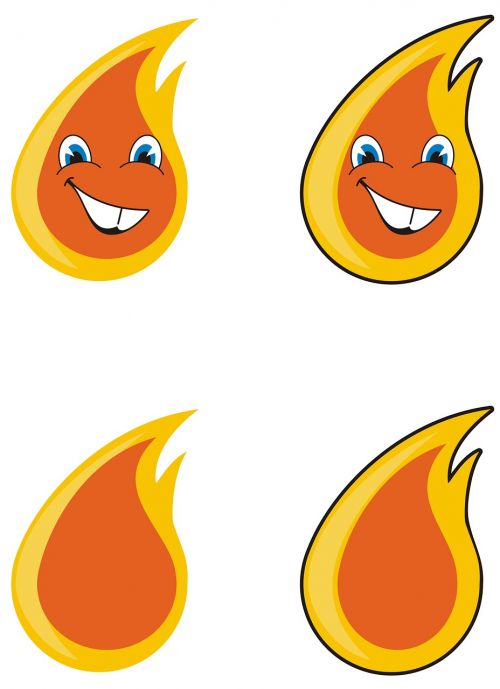 flame logos gas