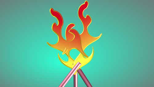 flames fire fireplace