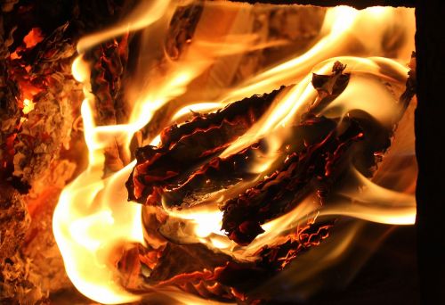 flames fire heat
