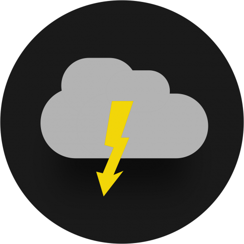 flash icon cloud
