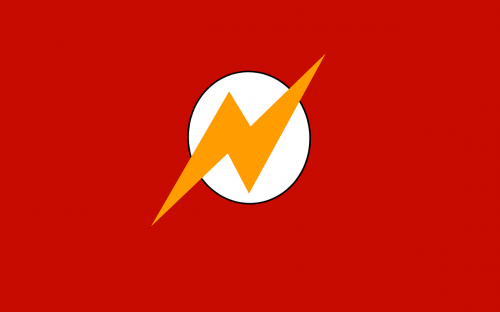 flash superhero red