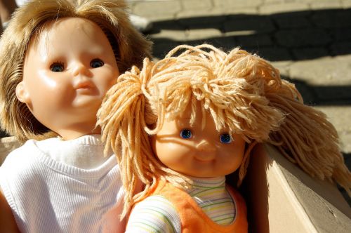 flea market dolls toys