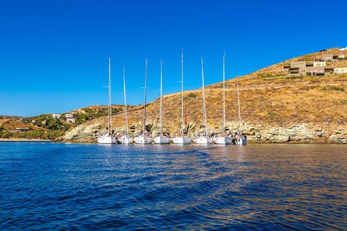 fleet  yacht  cyclades