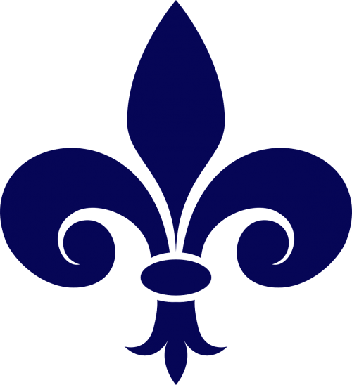 fleur-de-lis heraldry navy