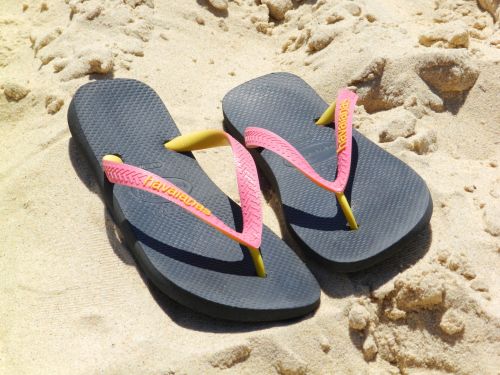 Flip Flops On Sand