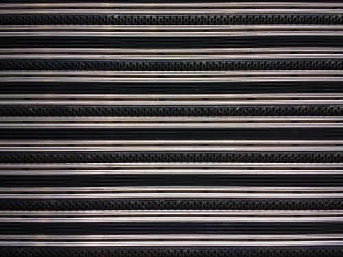 floor mat stripes metal