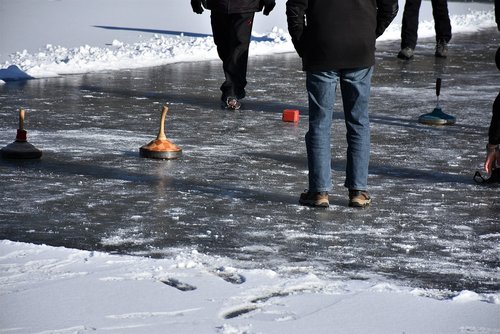 floor shoot  curling sport  stick sports