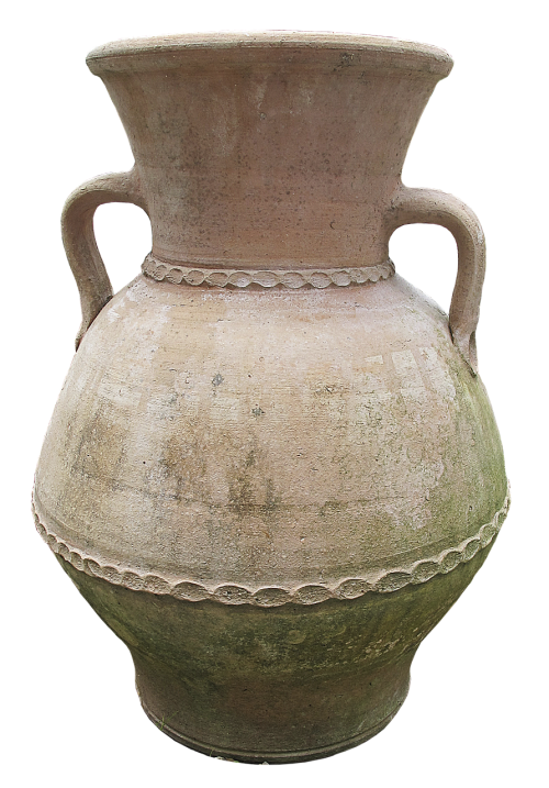 floor vase amphora terracotta