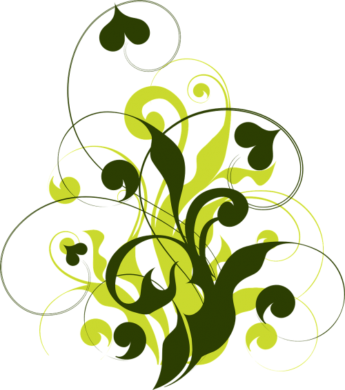 flora abstract filigree