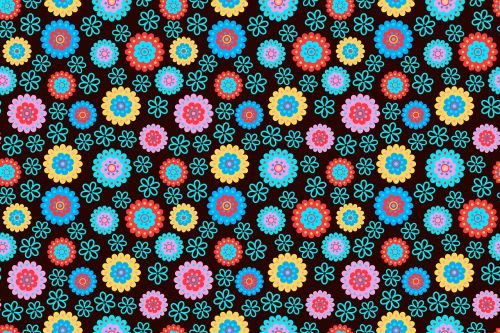 floral abstract pattern