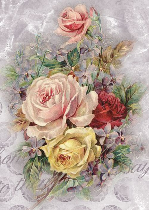 floral vintage design