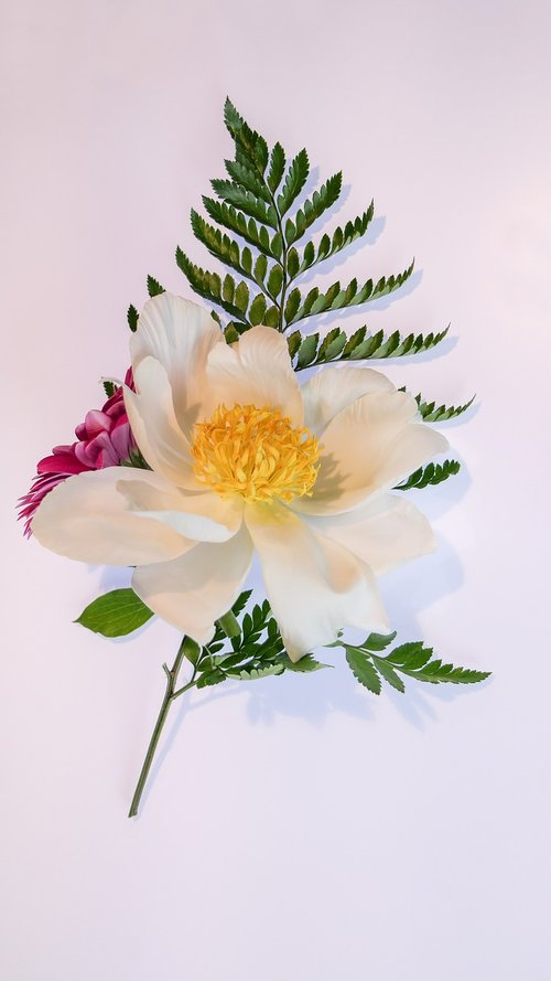 floral decoration  peony  gerbera