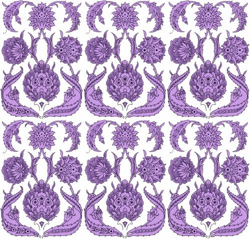 Floral Ornament Background Pattern