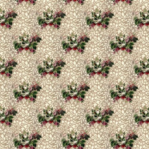 floral pattern vintage antique