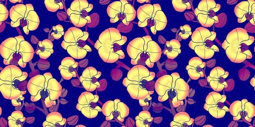 Floral Pattern Background 1000