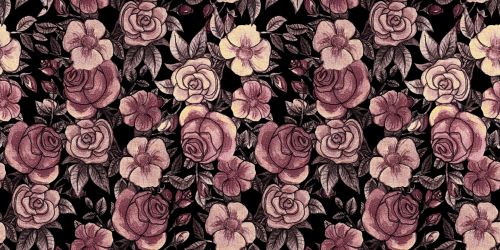 Floral Pattern Background 1256